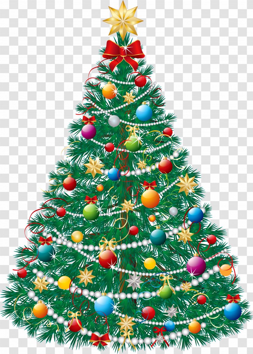 Christmas Tree Gift Santa Claus Transparent PNG