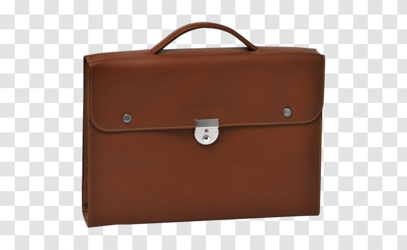 Briefcase Handbag Leather Longchamp - Bag - Women Transparent PNG