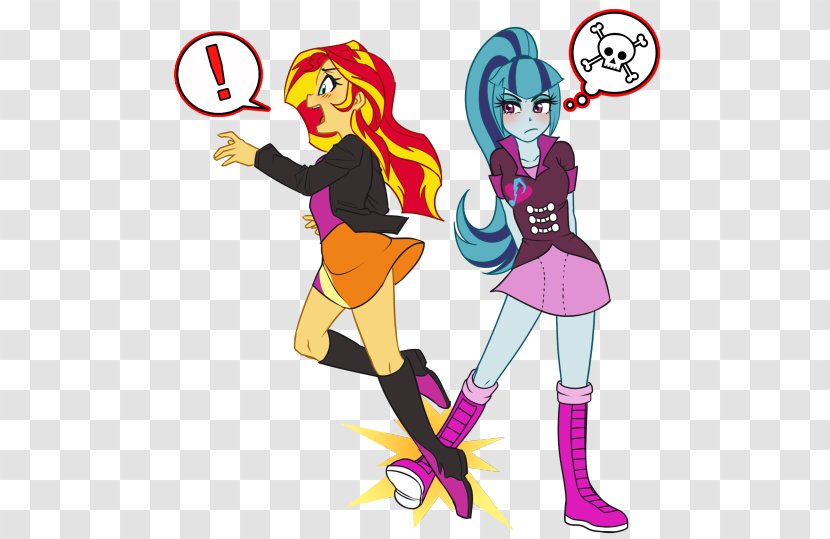 Rarity Sunset Shimmer Pinkie Pie Rainbow Dash Applejack - Flower - Amime Transparent PNG