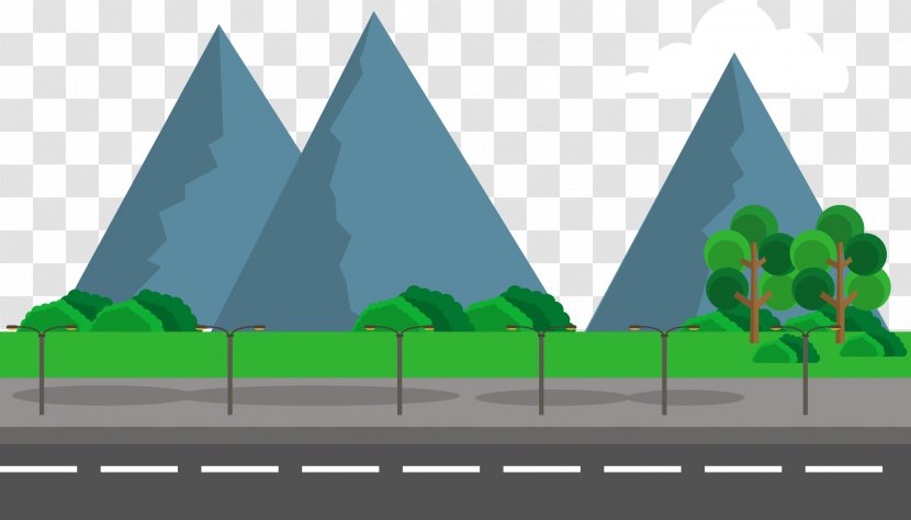 Vector Graphics Illustration Cartoon Image Animation - Mountains Transparent PNG