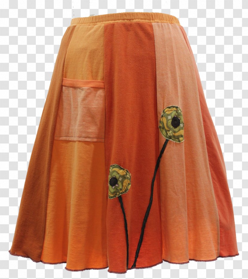 Skirt - Peach - Clothes Pattern Transparent PNG