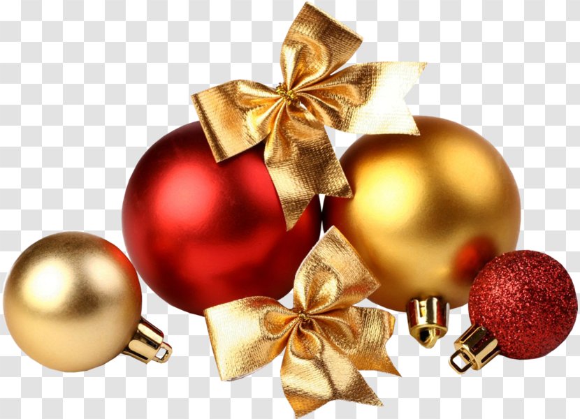 Christmas Ornament Decoration Tree Holiday - Golden Transparent PNG
