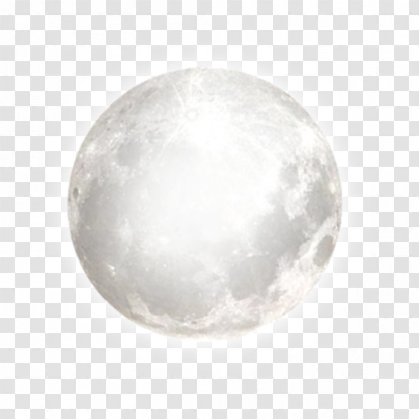 Moon - Full - Sphere Transparent PNG