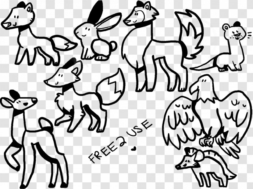 Drawing Line Art National Geographic Animal Jam Arctic Wolf Clip - Silhouette - Fox Transparent PNG