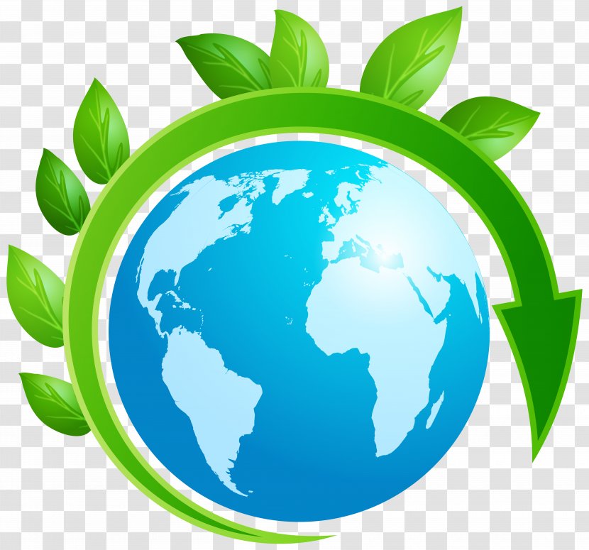 Globe Earth Ecology Symbol - Waste Transparent PNG