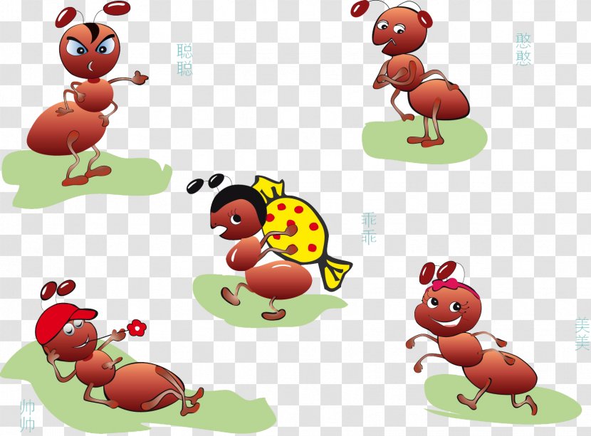 Cartoon Download - Food - Foraging Ants Transparent PNG