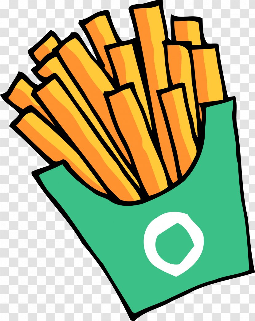 French Fries Snack - Area - Green Hand Painted Transparent PNG