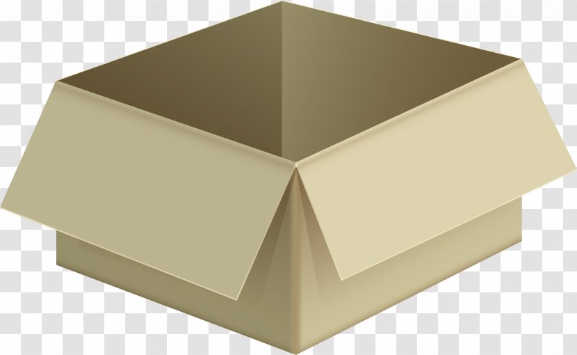 Paper Box Cardboard - 3D Carton Transparent PNG