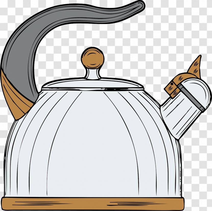 Teapot Kettle Clip Art - Small Appliance Transparent PNG