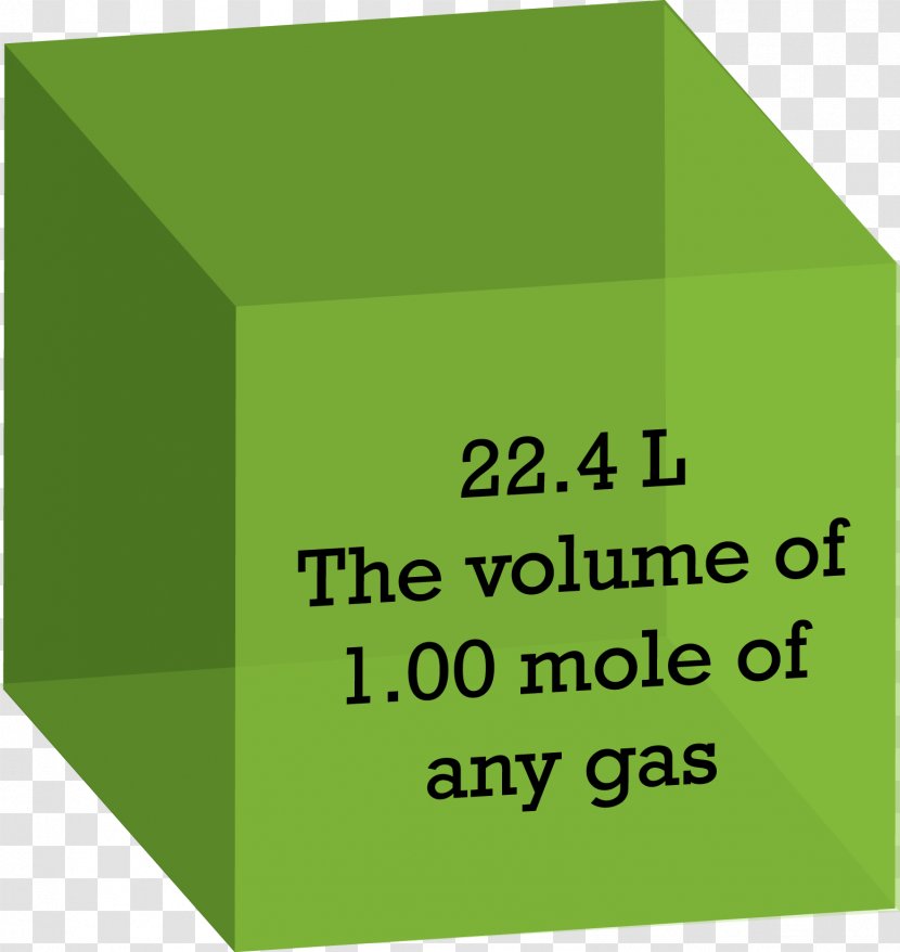 Molar Volume Avogadro's Law Mole Chemistry Gas - Green - Rectangle Transparent PNG