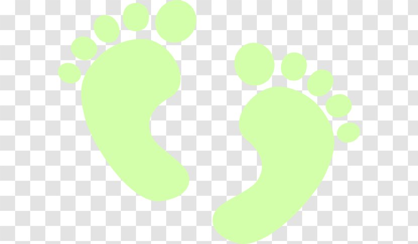 Footprint Infant Clip Art - Text Transparent PNG