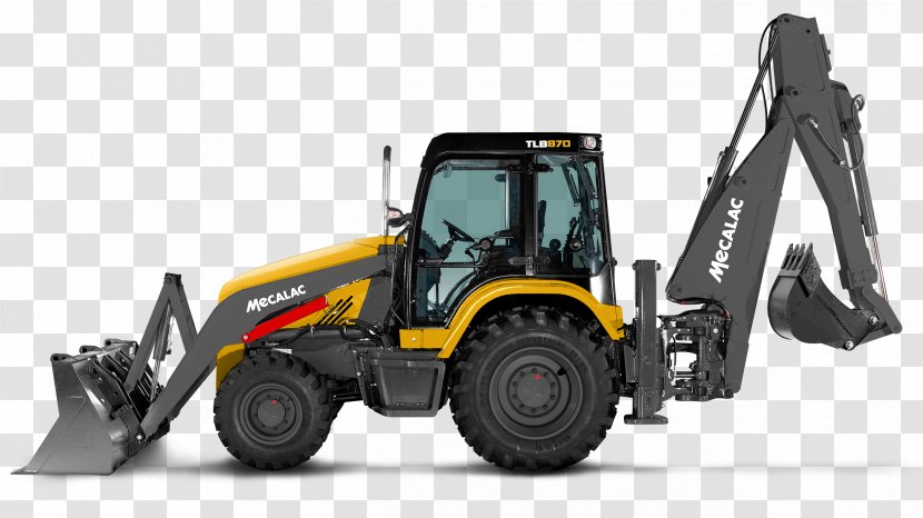 Caterpillar Inc. Backhoe Loader Heavy Machinery Groupe MECALAC S.A. - Tire - Types Of Backhoes Transparent PNG