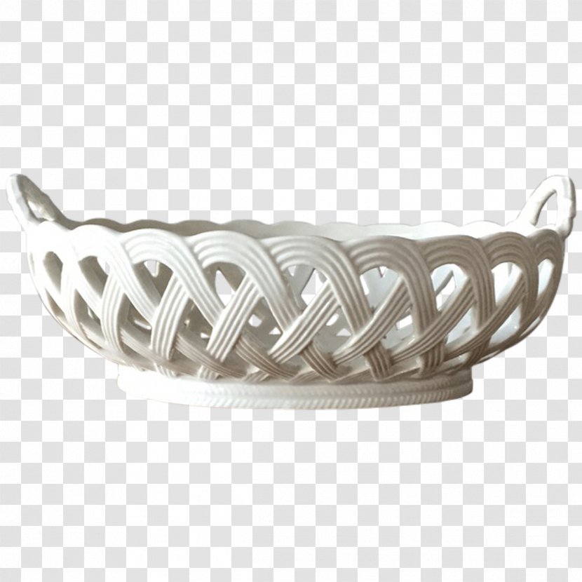 Silver Bowl - Basket Transparent PNG