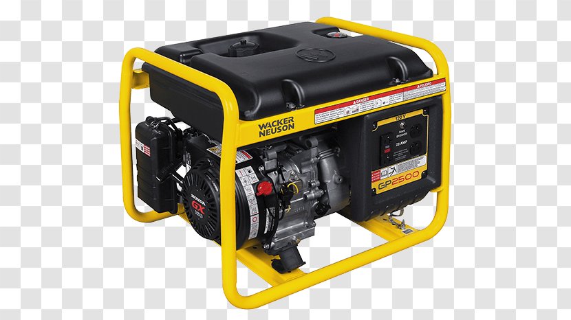 Electric Generator Engine-generator Wacker Neuson Tri-Boro Construction Supplies, Inc. Standby - Compactor - Remote Start Generators Transparent PNG