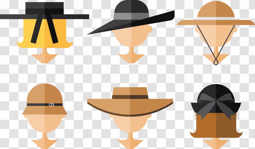 Hat Clothing Ms. - Pasties - Vector Ladies Hats Transparent PNG