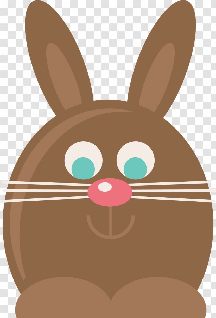 Easter Bunny Rabbit Chocolate Clip Art - Snout Transparent PNG