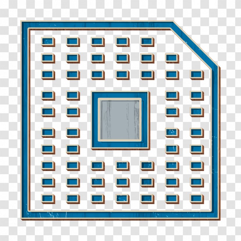 Chip Icon Computer Cpu - Processorchip - Rectangle Transparent PNG
