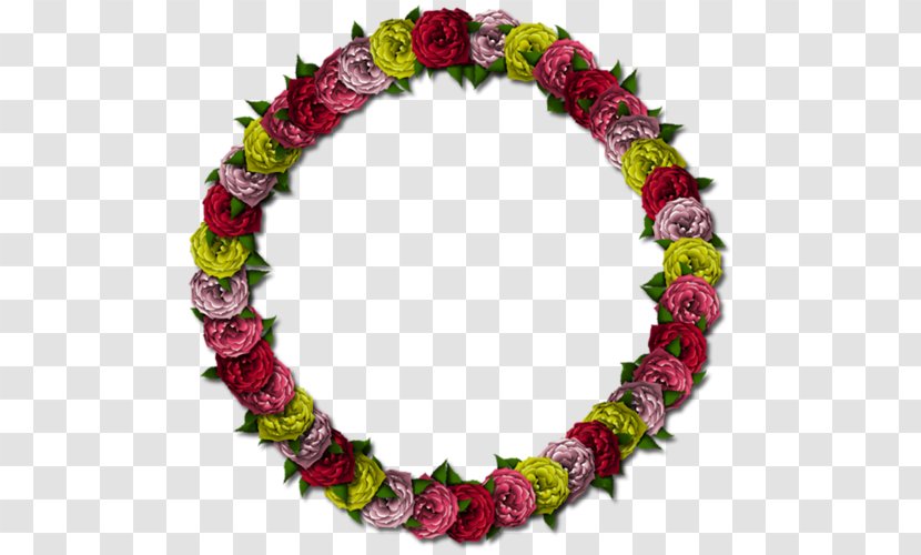Wreath Message Labor Greeting - Floral Design - Couronne De Fleurs Transparent PNG