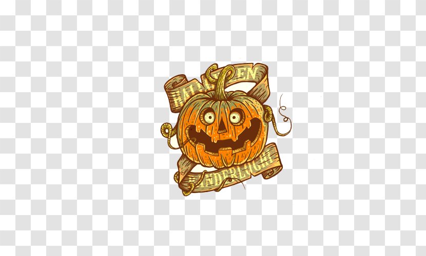 T-shirt Halloween Pumpkin Holiday Illustration - Trophy Transparent PNG