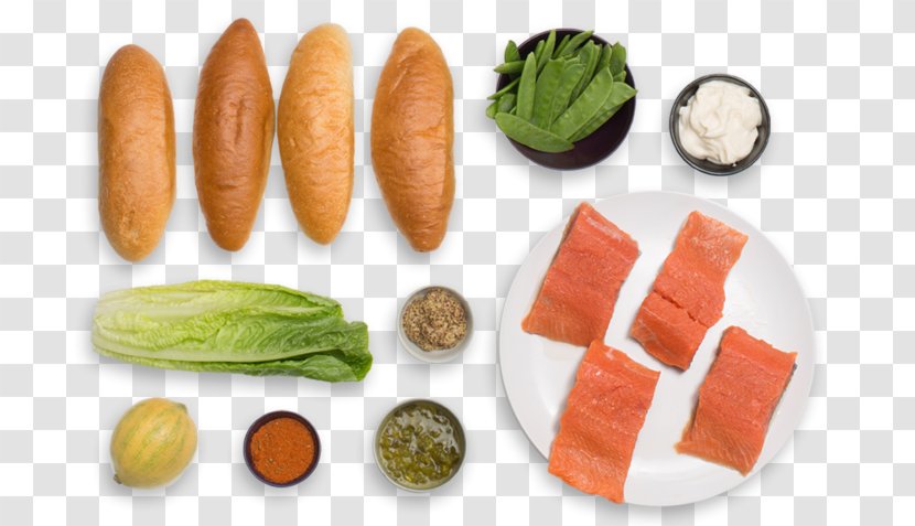 Vegetarian Cuisine Asian Recipe Garnish Food - Salmon Salad Transparent PNG