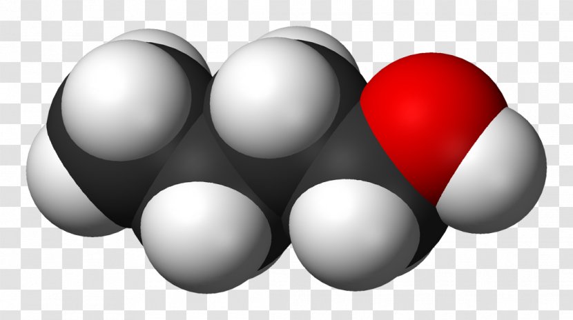 N-Butanol 1-Heptanol Tert-Butyl Alcohol 1-Nonanol - Butanol - Molecule Transparent PNG