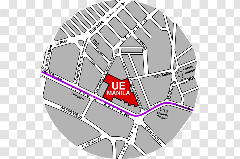 University Of The East Caloocan Map - World Transparent PNG