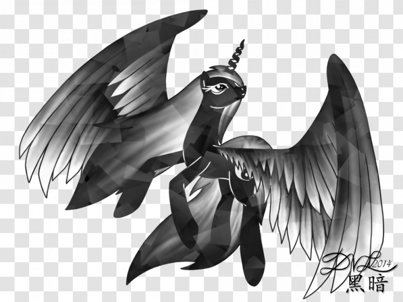 Drawing /m/02csf Beak Legendary Creature - Bird - Light Dark Transparent PNG