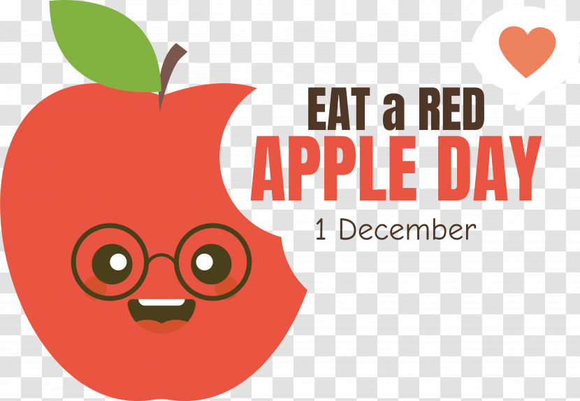 Red Apple Eat A Red Apple Day Transparent PNG