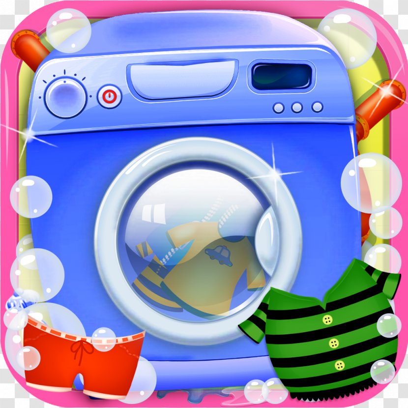 Kids Washing Clothes Cute Dog Caring - Laundry - Game Wash ClothingToy Transparent PNG