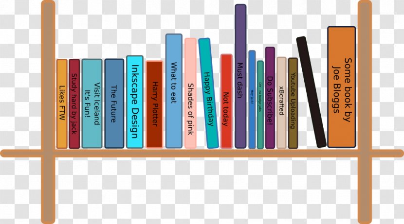 Clip Art Bookcase Shelf Openclipart - Library - Book Transparent PNG