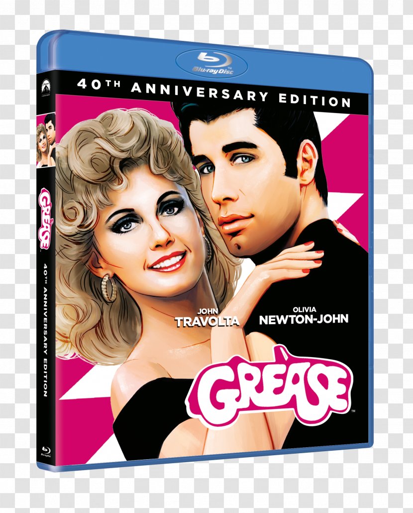 John Travolta Grease Ultra HD Blu-ray Disc 4K Resolution - Dvd Transparent PNG