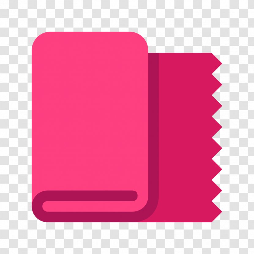 Rectangle Font - Magenta - Fabric Transparent PNG