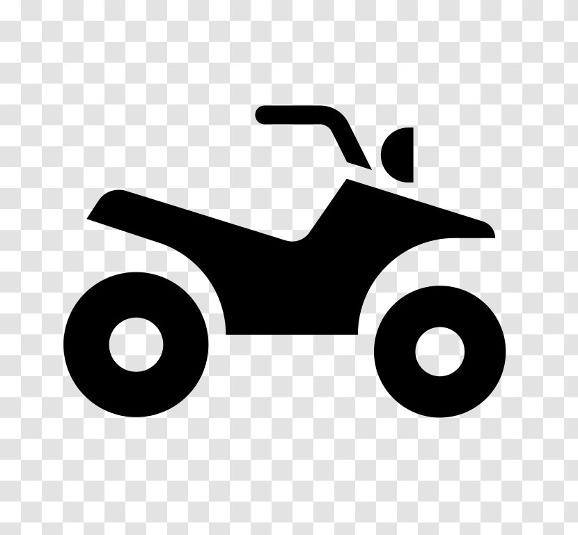 All-terrain Vehicle Motorcycle Clip Art - Black Transparent PNG