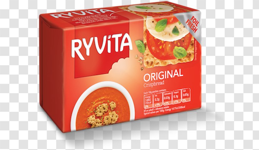 Ryvita Original Crispbread Rye Bread - Salad - Cracker Brands Transparent PNG