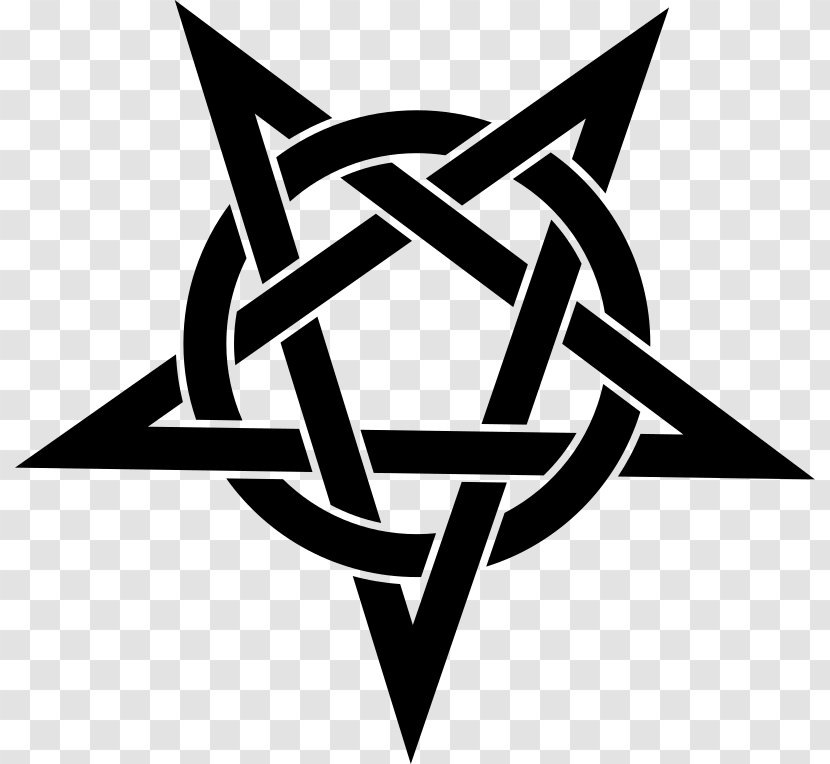 Pentagram Pentacle Sigil Of Baphomet Wicca - Clipart Transparent PNG