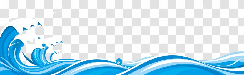 Blue Wind Wave - Brand - Waves Transparent PNG