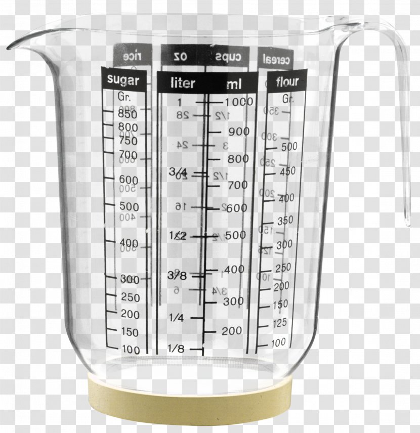 Measuring Cup Mug Jug Glass - Measurement Transparent PNG