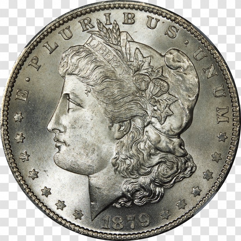 Morgan Dollar Coin Silver United States - George T - Image Transparent PNG