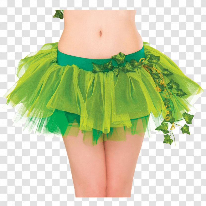 Poison Ivy Tutu Costume Skirt Batman - Yellow Transparent PNG