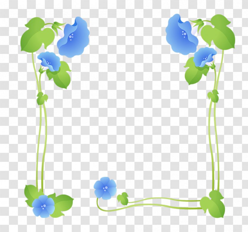 Flora Believix Flower - Turquoise Transparent PNG