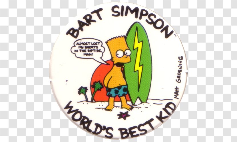 Bart Simpson Tazos Milk Caps Logo Sabritas - Simpsons Transparent PNG