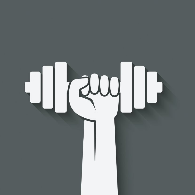 Physical Fitness Centre Dumbbell Exercise Transparent PNG