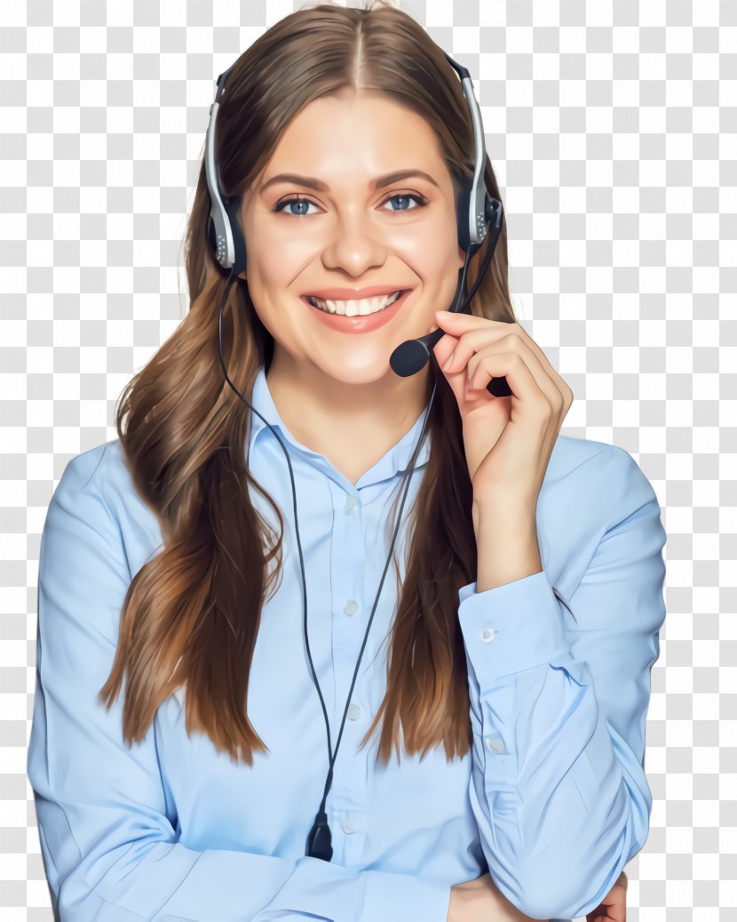 Call Centre Gesture Ear Telephone Operator Hearing - Electronic Device Temple Transparent PNG