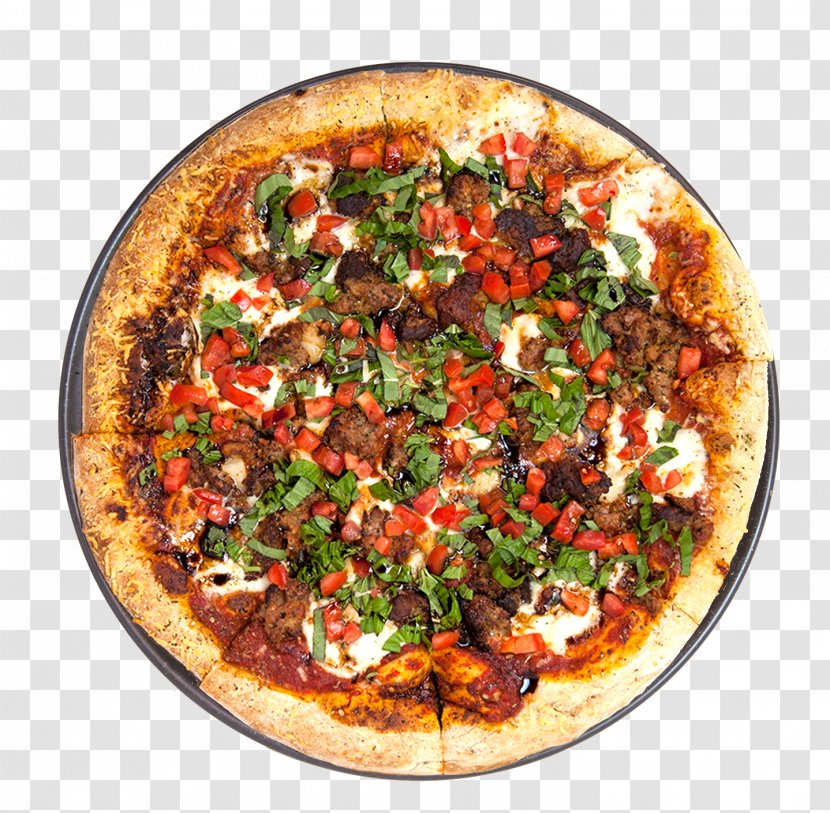 California-style Pizza Sicilian Italian Cuisine Marinara Sauce - Mozzarella Transparent PNG