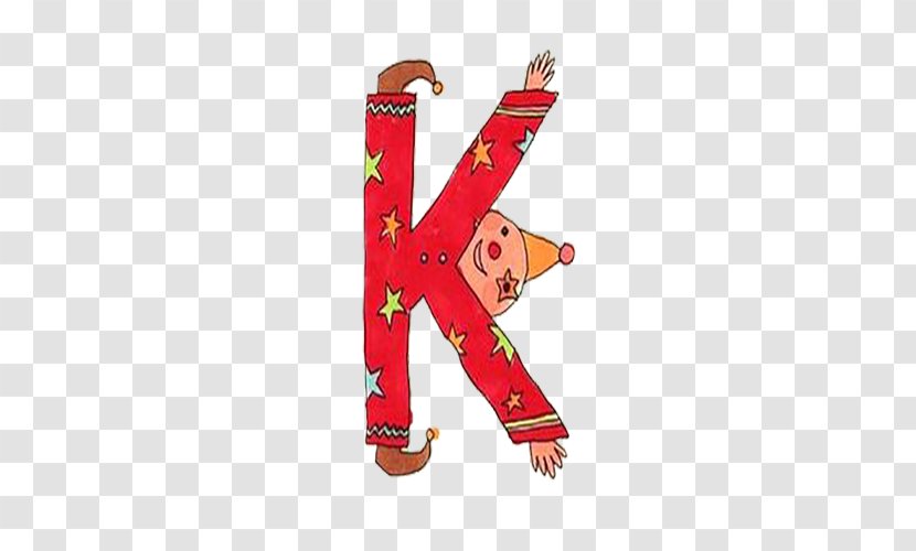 Red K Letter Icon - Art - Clown Transparent PNG