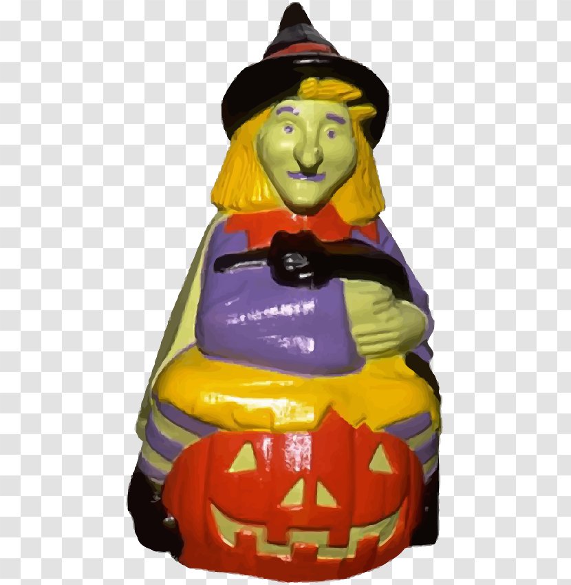 Halloween Download - Figurine - Clay Witch Transparent PNG