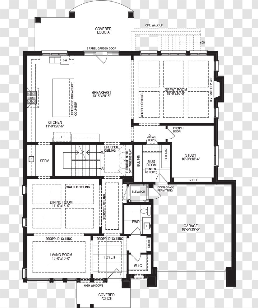 Floor Plan Line - White - Design Transparent PNG