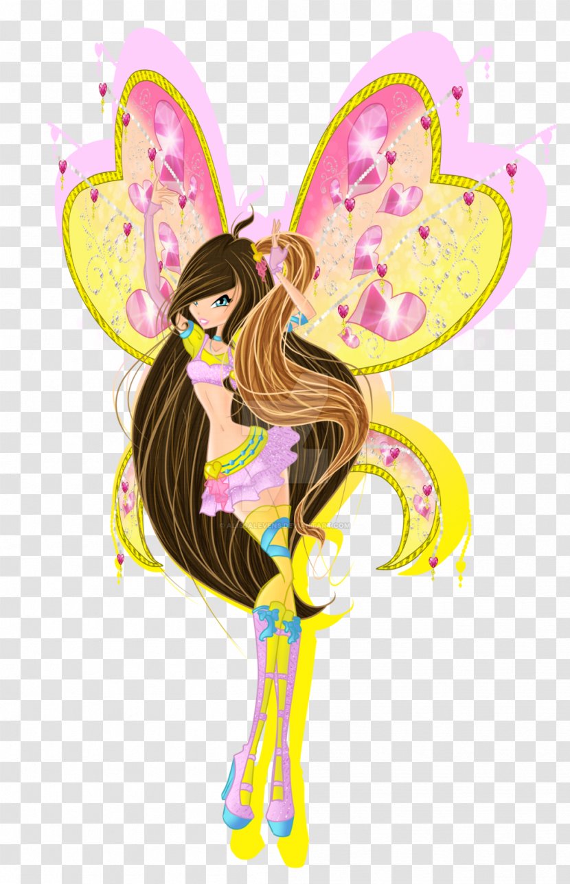 Believix Fan Art Butterfly Sirenix Cartoon - Frame - Becky G Transparent PNG