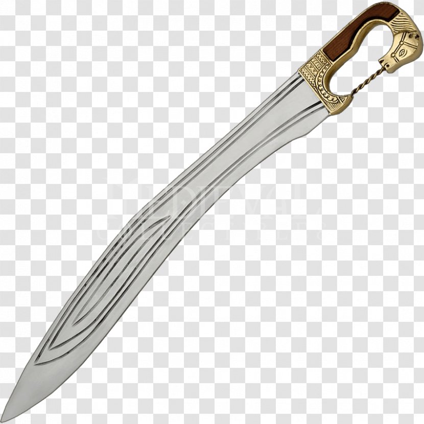 Falcata Throwing Knife Dagger Hunting & Survival Knives Transparent PNG