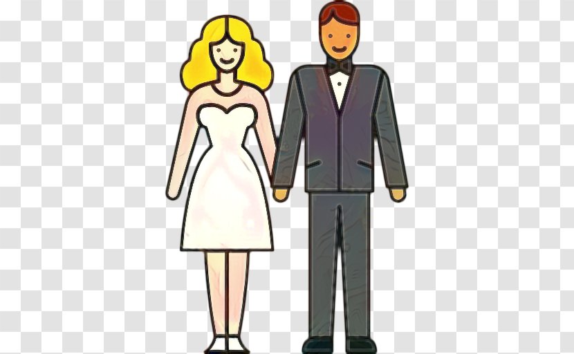 Marriage Cartoon - Formal Wear - Conversation Transparent PNG